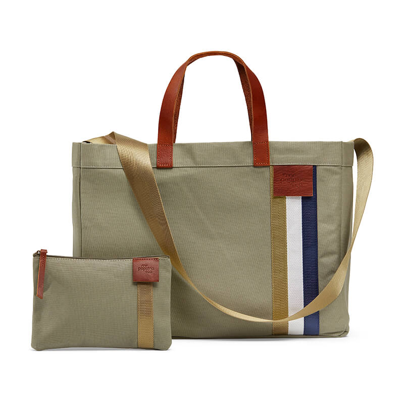 Stylish every day tote bag with free zipped purse infront