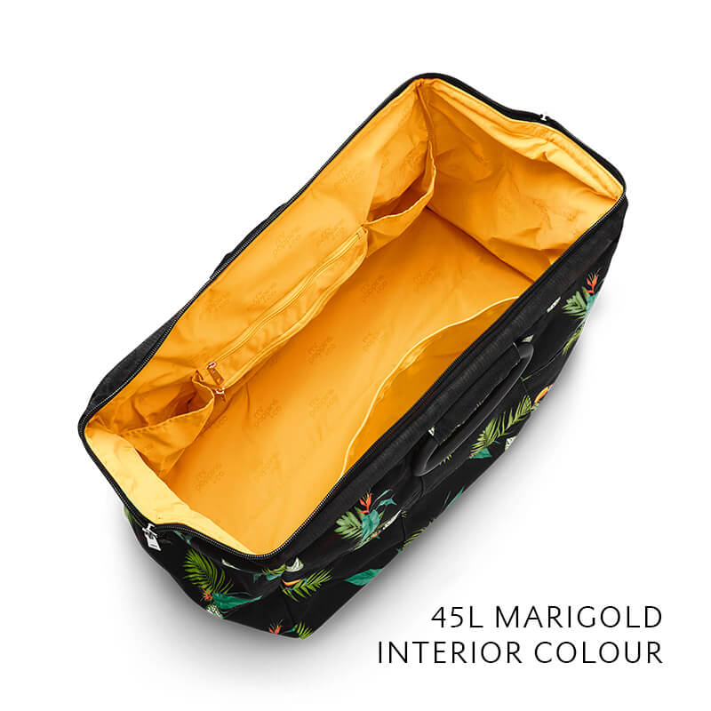 Marigold interior of 45 litre leisure bag
