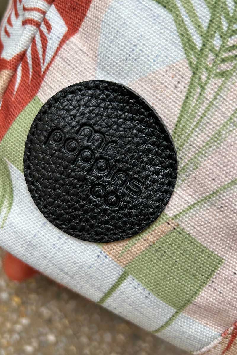 close up of logo detail