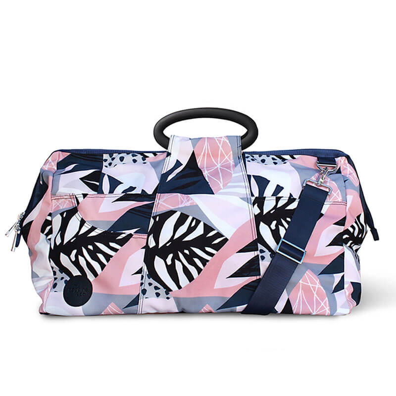 Mr Poppins+Co weekender travel bag in Dusk pink
