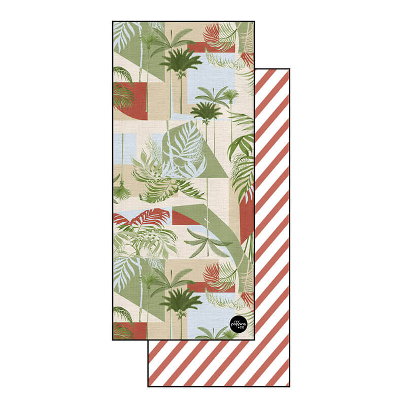 palm springs design, front and back towel design